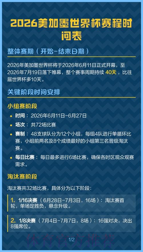 2026美加墨世界杯墨西哥比赛时间 2026美加墨世界杯墨西哥比赛时间