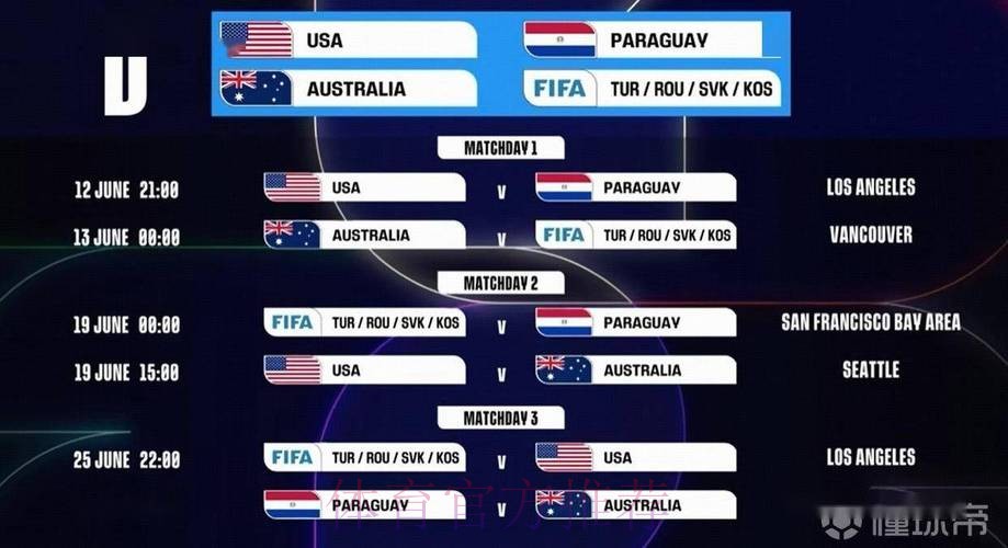 2026世界杯比赛时间网站